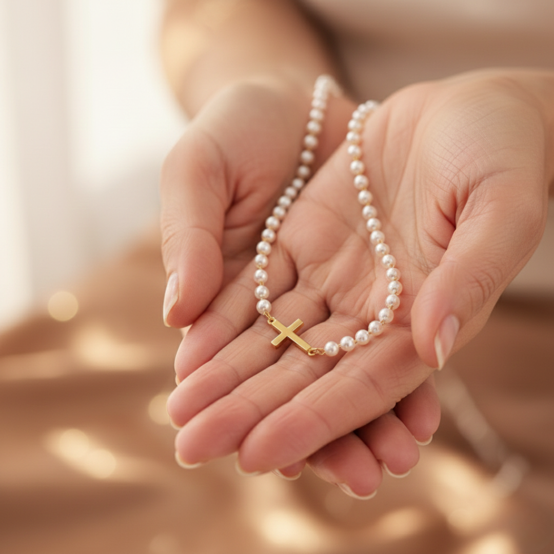 The Eternal Pearl Necklace A meaningful necklace, made to be worn & gifted